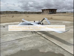 JT-450 उच्च पेलोड क्षमता और हाइब्रिड इलेक्ट्रिक-पेट्रोल पावर सिस्टम के साथ प्रदर्शन सीमाओं को तोड़ना